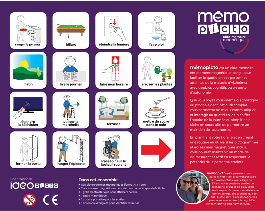 memo picto cartes jeu pictogramme personne perte autonomie